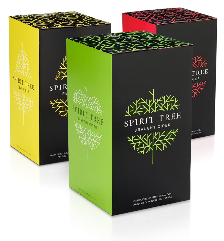 Brand New: New Logo and Packaging for Spirit Tree Cidery by Taxi