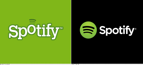Spotify Logo, Before and After