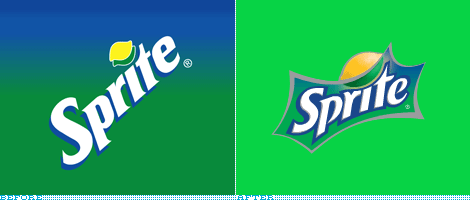 Sprite Logo, Before and After