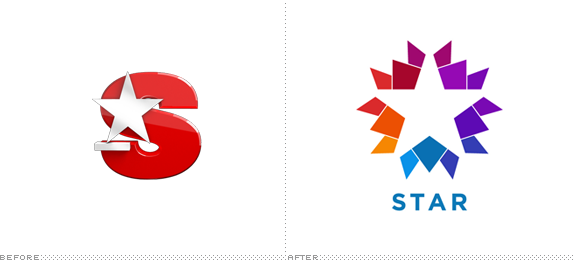 Star TV Logo, Before and After