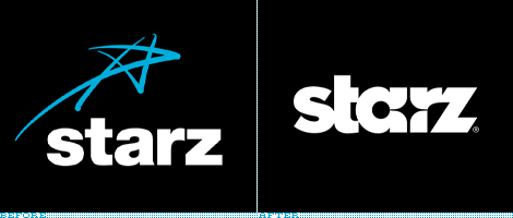 Starz Logo, Before and After