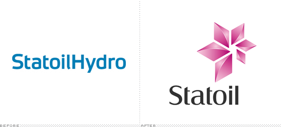 Statoil Logo, Before and After
