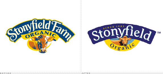 Sonyfield Logo, Before and After