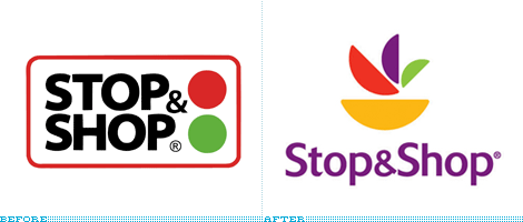 Stop & Shop Logo, Before and After