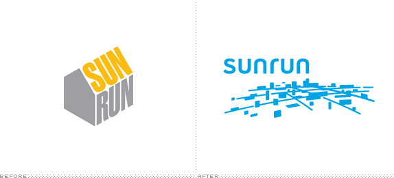 SunRun Logo, Before and After