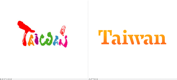 Taiwan Logo, Before and After