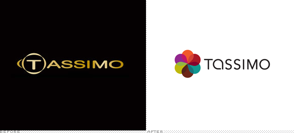 Tassimo Logo, Before and After