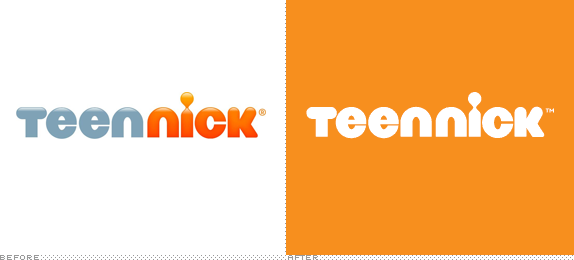 Teen Nick Logo, Before and After