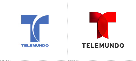 Telemundo Logo, Before and After
