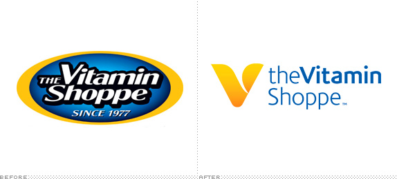 The Vitamin Shoppe Logo, Before and After