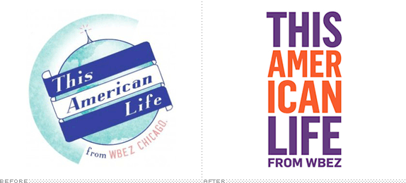 This American Life Logo, Before and After