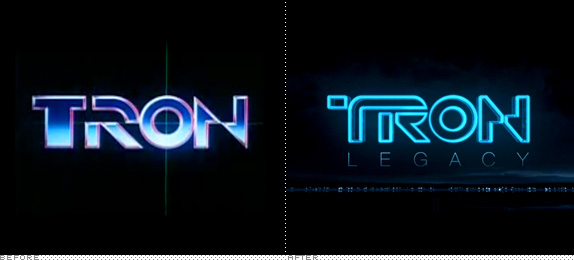 <em>Tron</em> Logo, Before and After