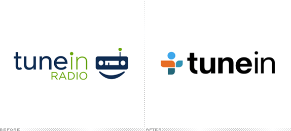 TuneIn Logo, Before and After