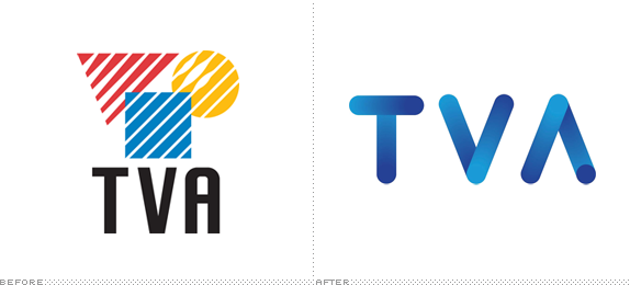 TVA Logo, Before and After