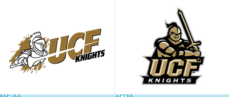UCF Logo, Before and After