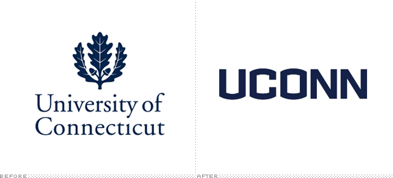 UConn Logo, Before and After