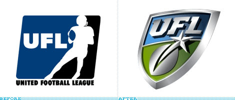 UFL Logo, Before and After