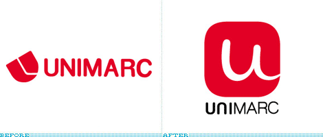 Unimarc Logo, Before and After