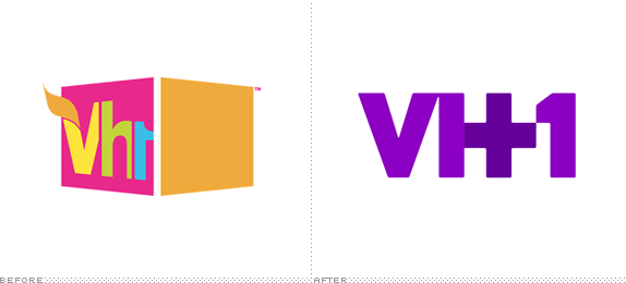 VH1 Logo, Before and After
