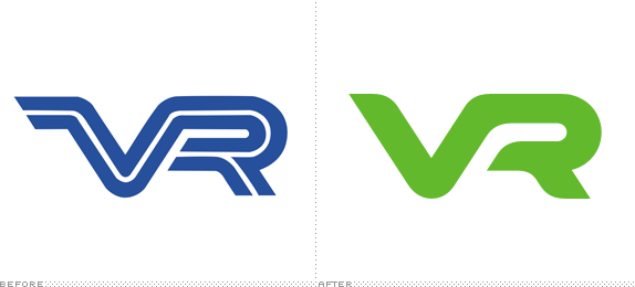 VR Logo, Before and After