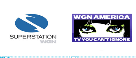 WGN America Logo, Before and After