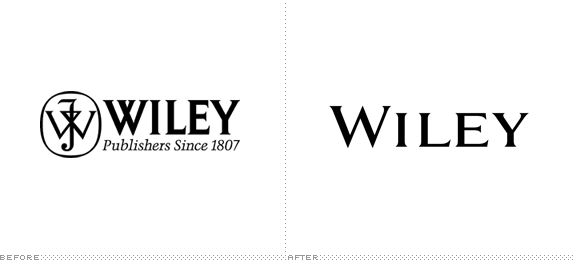 Wiley Logo, Before and After