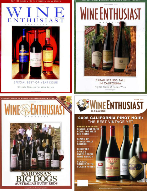Wine Enthusiast Magazine, Over the Years