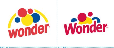 Wonder Bread Logo, Before and After