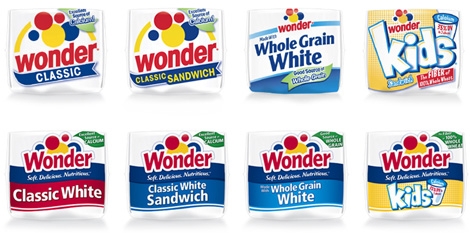 Wonder Bread Packaging, New