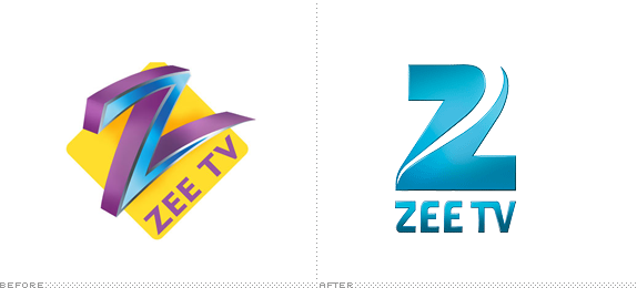 Zee TV Logo, Before and After