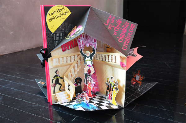 Chandelier Creative Holiday Pop-up Card