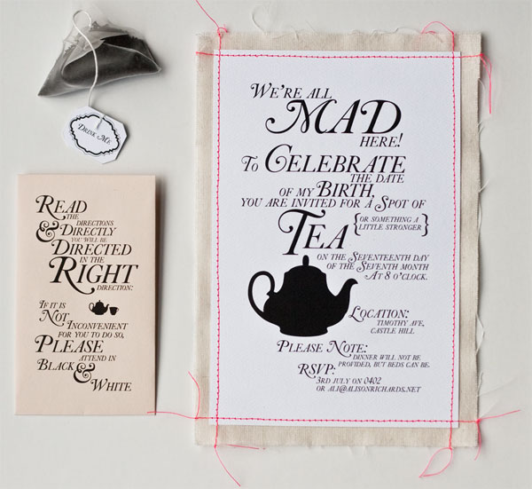 Tea Party Invitation 1701 readersWith lots of wedding invitations in our 