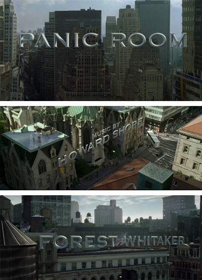 Panic Room Opening Titles
