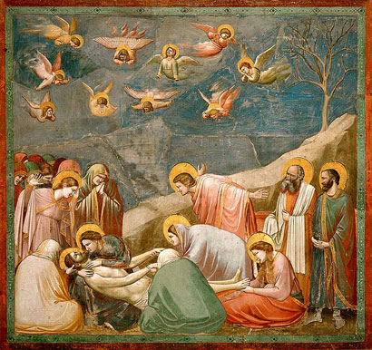 Giotto The Lamentation over the Dead Christ, Arena Chapel, Padua.