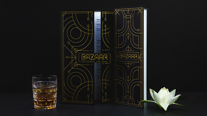 Bazaar Menu by Braind Branding Studio