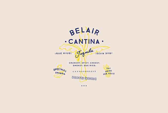 Belair Cantina Menus by Project M Plus