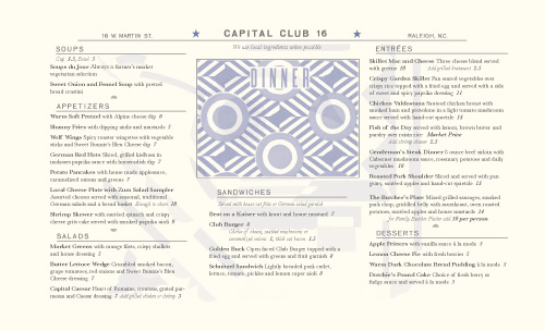 Capital Club 16