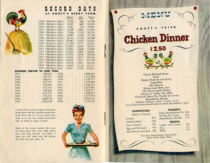 Art of the Menu: Chicken Dinner Restaurant