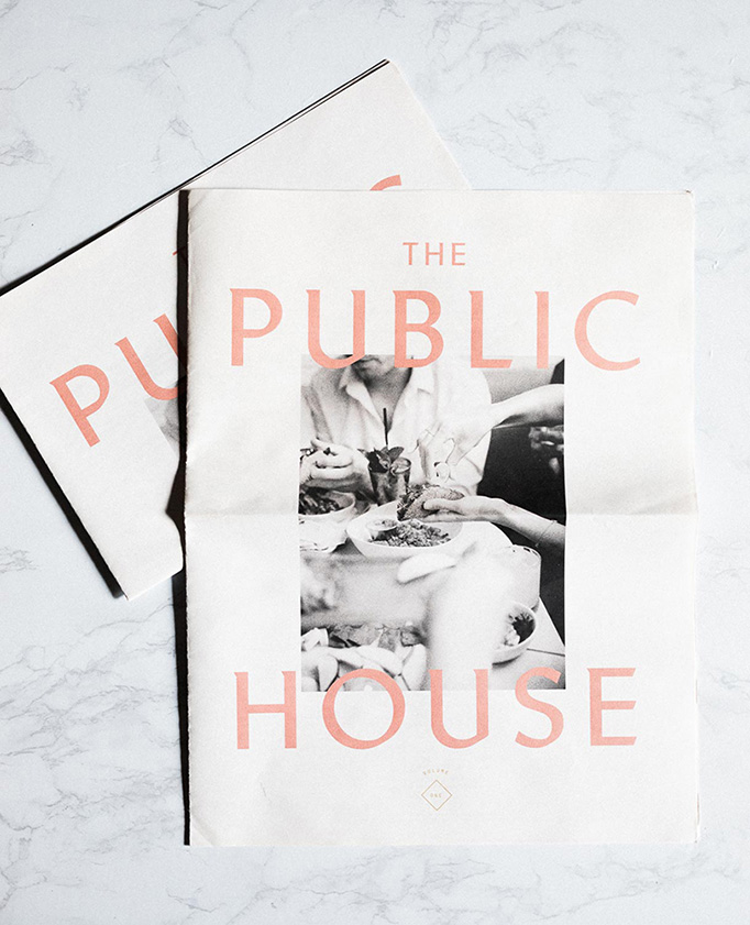The Public House Menu by Old Friend