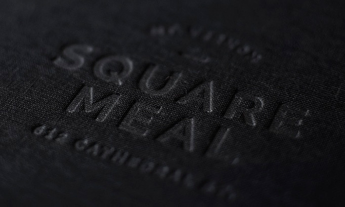 Square Meal Menu by Younts Design Inc