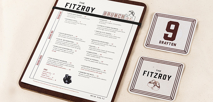 The Fitzroy Menu by Taylor Alley