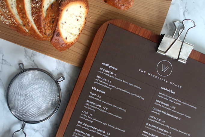 The Wickliffe House & Scratch Kitchen Menus by Fork & Knife