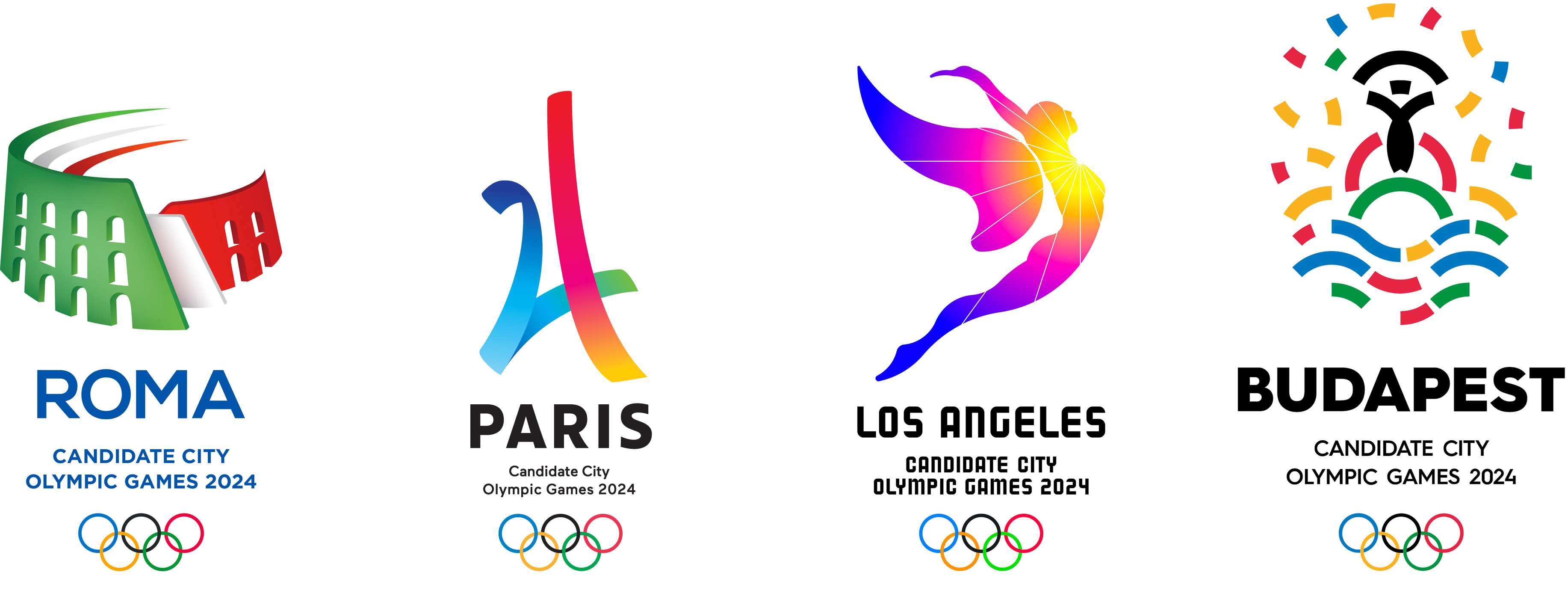 Brand New New Logo for Budapest 2024 Candidate City by Graphasel