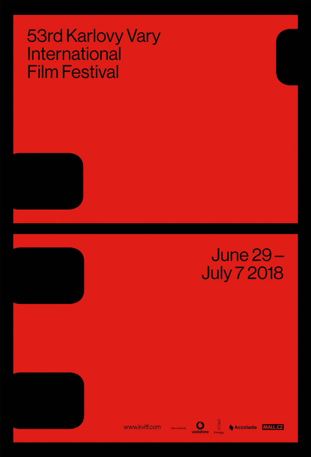 New Logo and Identity for 53rd Karlovy Vary International Film Festival by Studio Najbrt