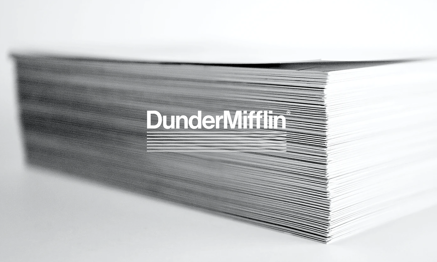 Brand New: New Logo and Identity for Dunder Mifflin