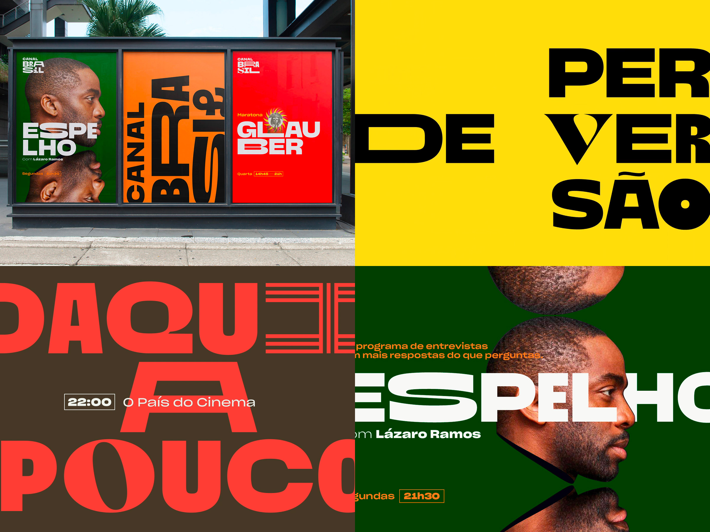 Proprietary type for Canal Brasil by Tátil Design