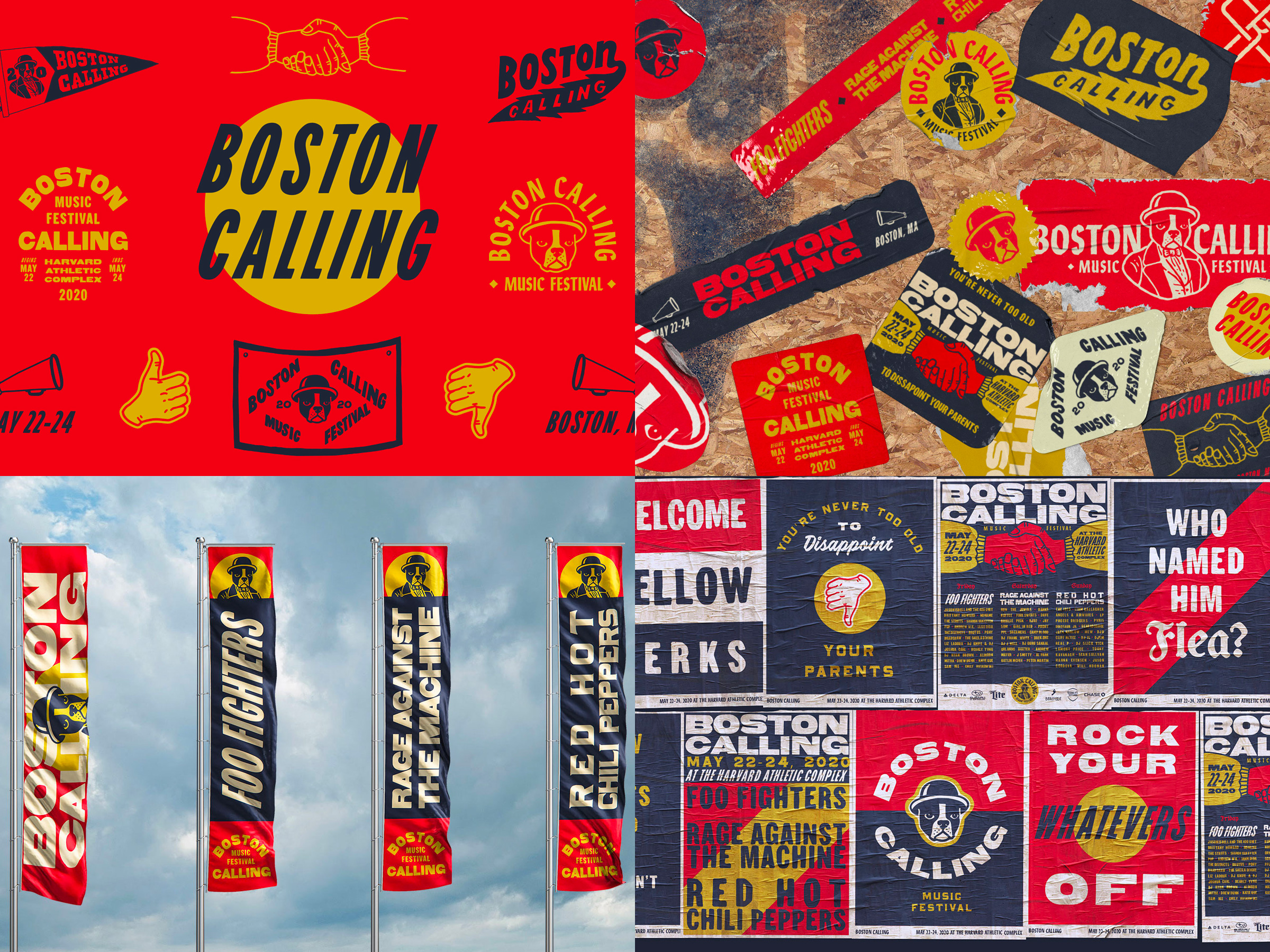 Various for Boston Calling by Contino Studio and Colossus