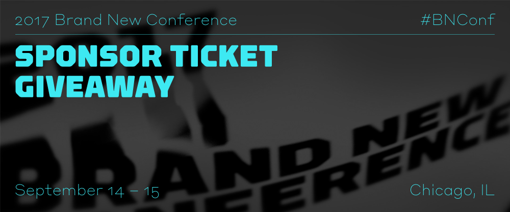 2017 Brand New Conference: Ticket Giveaway