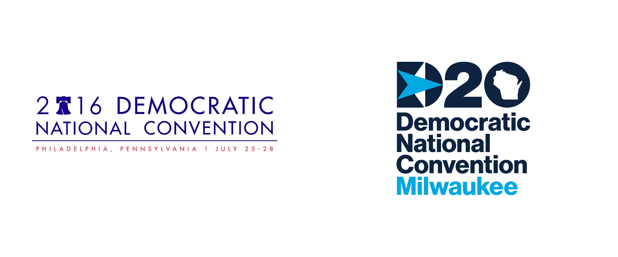 New Logo and Identity for 2020 Democratic National Convention by Zero