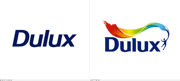 Dulux Logo, Before and After